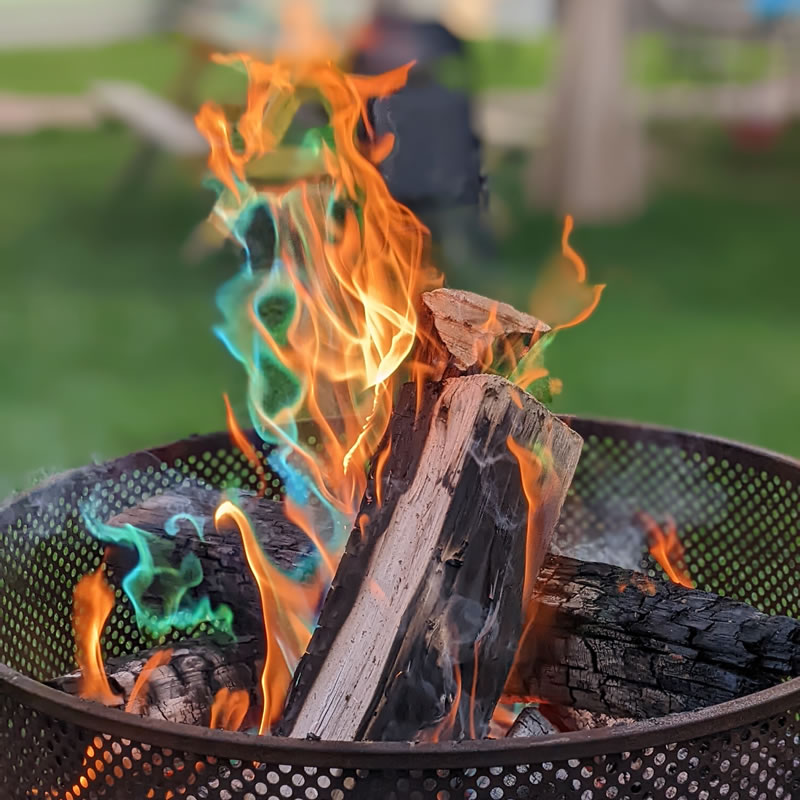 Fire in the backyard